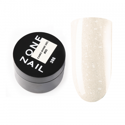 ONE NAIL   Гель моделирующий с хлопьями Юки   Gel   CAMO SHINE   #05   30г оптом