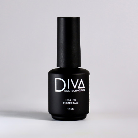 DIVA   База каучуковая прозрачная  RUBBER Base   15мл оптом