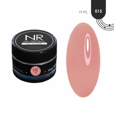 NAIL REPUBLIC   Гель  для моделирования самовыравнивающийся   Gel   CLASSIC   #15   15г   (СНЯТО) оптом