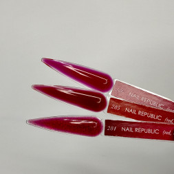 NAIL REPUBLIC   Gel RED, AND?   #285   15г   Гель  для моделирования средне-жидкий цветной