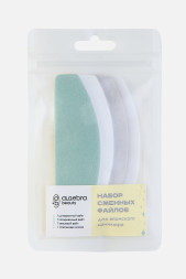 ALGEBRA BEAUTY   ИНДИВИДУАЛЬНЫЙ НАБОР для японского маникюра   1комплект   Сменные файлы + пластиковая основа