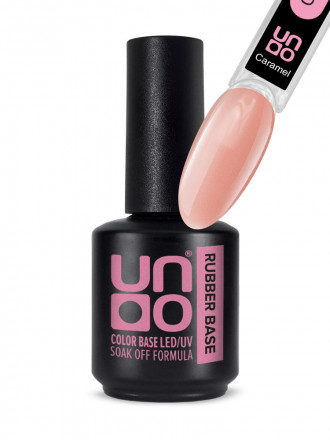 UNO   База камуфлирующая   12г   Rubber Color Base Gel   CARAMEL оптом
