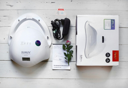 SUNUV   Sun 5 PLUS   Кварцевая UV/LED лампа для маникюра   (48Ватт, 36 светодиодов, Smart 2.0) оптом