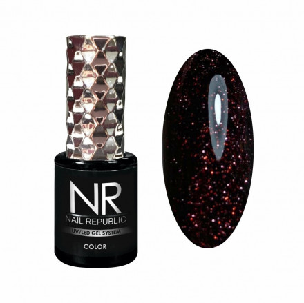 NAIL REPUBLIC   Гель-лак с шиммером   10мл   Мерцающий   #398 оптом