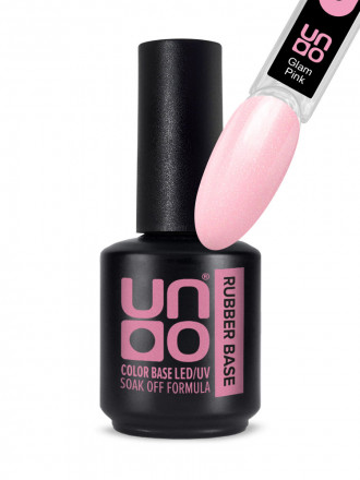 UNO   База камуфлирующая   12г   Rubber Color Base Gel   GLAM PINK оптом