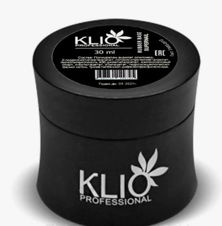 KLIO  База каучуковая  Base  SUPERNAIL 30г (широкая банка) оптом