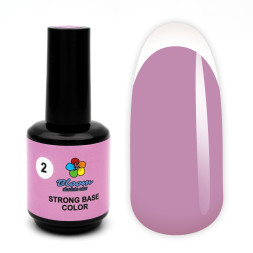 BLOOM   Base Strong COLOR   #02   15мл   База камуфлирующая жесткая цветная