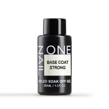 ONE NAIL   База прозрачная   STRONG base  (бутылка)   30мл оптом