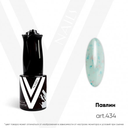 VOGUE NAILS   Гель-лак с поталью  10мл  ПАВЛИН оптом