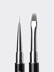 NAIL REPUBLIC    Кисть  UNIVERSAL BRUSH   Двухсторонняя для моделирования и дизайнов