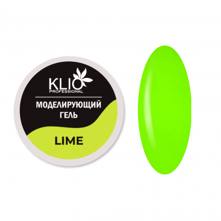 KLIO  Гель цветной для моделирования  15г   LIME оптом