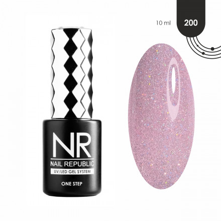 NAIL REPUBLIC   Гель-лак однофазный   10мл   ONE STEP   #200 оптом