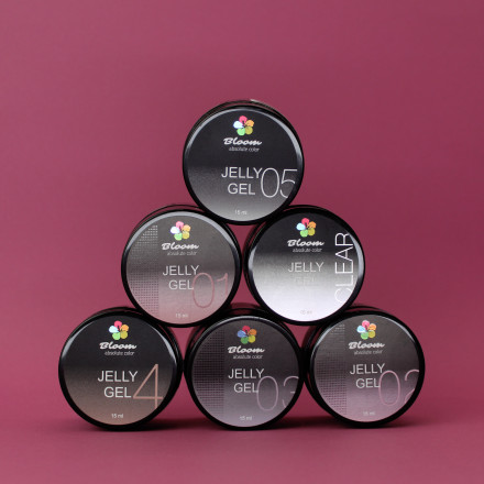 BLOOM   Gel JELLY CLEAR   30мл   Гель-желе для моделирования прозрачный оптом