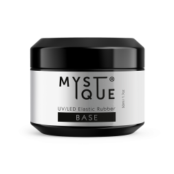 MYSTIQUE   Base ELASTIC RUBBER   50мл (шайба)   База прозрачная каучуковая средней консистенции (для подложки)