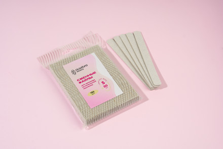 ALGEBRA BEAUTY   SOFT WHITE   Мягкие   S (15мм)   #150   (50шт)   Сменные файлы  для педикюрного диска на вспененной подложке оптом