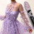 VOGUE NAILS  Гель с сухоцветами Flowers Gel  Violet 10мл оптом