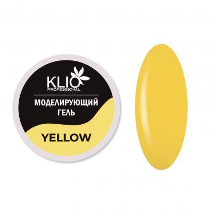 KLIO  Гель цветной для моделирования  15г   YELLOW оптом
