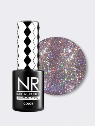 NAIL REPUBLIC   Гель-лак с шиммером   10мл   Rose Garden   #415 оптом