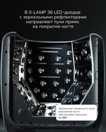 NAIL REPUBLIC   LED лампа для маникюра   72w/5200mAh   X-Lamp оптом