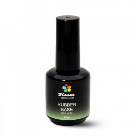 BLOOM   Base RUBBER NON ACID   15мл   База камуфлирующая бескислотная оптом