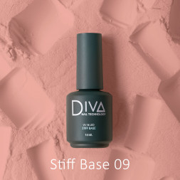 Stiff base - french base 09, 15 мл DIVA   (СНЯТО)