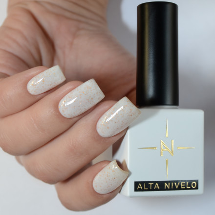 ALTA NIVELO   Гель-лак с поталью   10мл   GOLD FOIL   #135 оптом