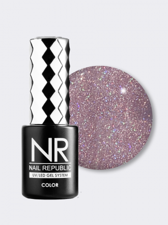 NAIL REPUBLIC   Гель-лак голографический   10мл   Rose Garden   #416 оптом