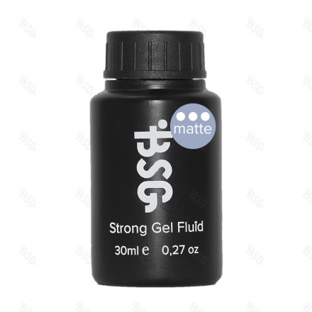 BSG   Топ матовый без л/с   Top   Strong Gel Fluid Matte   30мл (бутылка) оптом