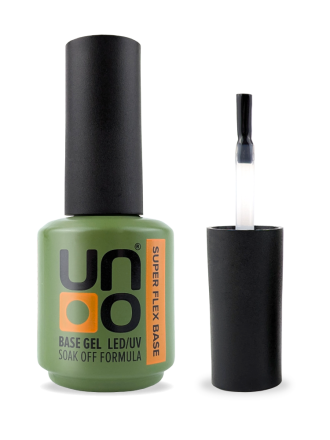 UNO   Base   SUPER FLEX   15мл (16г)   База прозрачная жидкая (для подложки) оптом