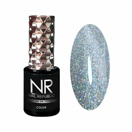 NAIL REPUBLIC   Гель-лак голографический   10мл   Diamonds   #417 оптом