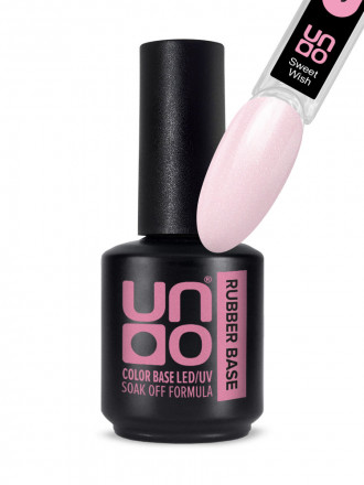 UNO   База камуфлирующая с шиммером   12г   Rubber Color Base Gel   SWEET WISH оптом