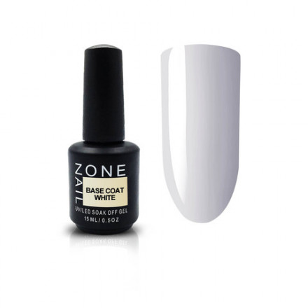 ONE NAIL   База камуфлирующая эластичная  (легкие в снятии)  Base   WHITE    15мл оптом