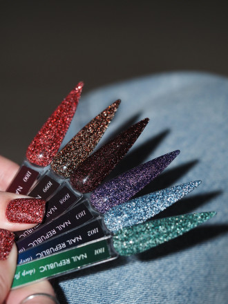 NAIL REPUBLIC   #1103 Deep Flash   10мл   Гель-лак светоотражающий оптом