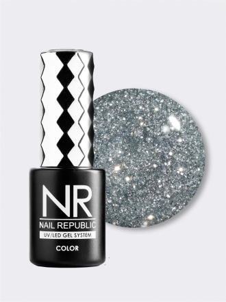 NAIL REPUBLIC   Гель-лак с шиммером   10мл   Diamonds   #418 оптом