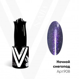 VOGUE NAILS   Гель-лак с блестками  10мл  НОЧНОЙ СНЕГОПАД   (СНЯТО)