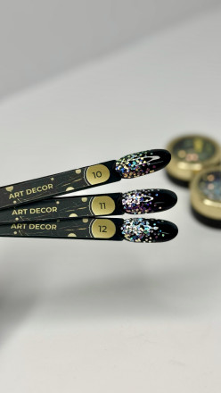 ALTA NIVELO   Блестки для дизайна Шестигранники   ART DECOR   #11 оптом