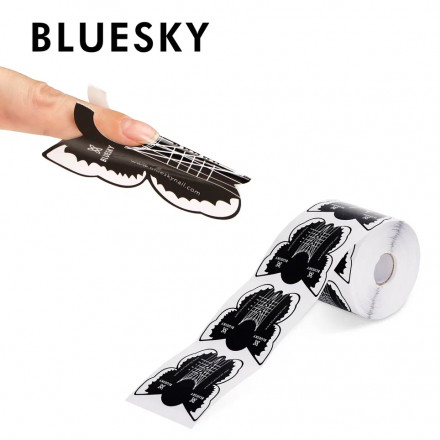BLUESKY Формы для наращивания черные NORMAL 300 шт оптом