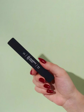 ALGEBRA BEAUTY   Основа для пилки прямая алюминиевая Черная   M (130x18мм) оптом