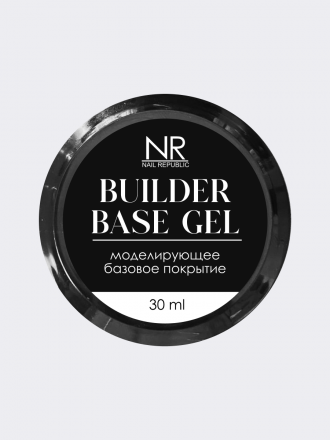 NAIL REPUBLIC   База прозрачная для донаращивания   Base BUILDER   30мл   (шайба) оптом