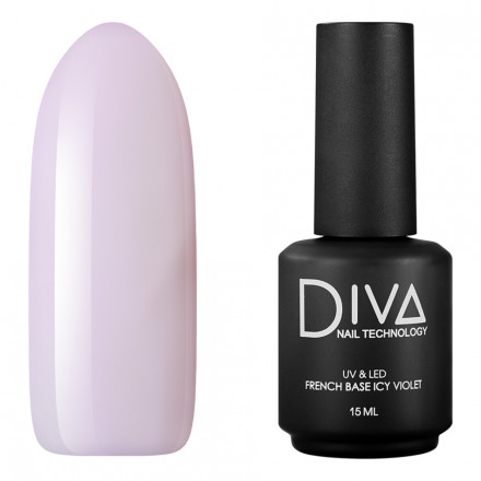 French base Icy Violet, 15 мл DIVA оптом