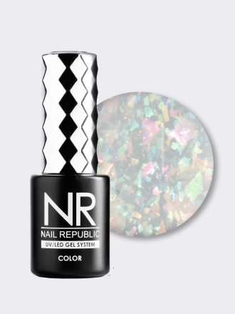 NAIL REPUBLIC   Гель-лак со слюдой   10мл   Opal Ocean   #1070 оптом
