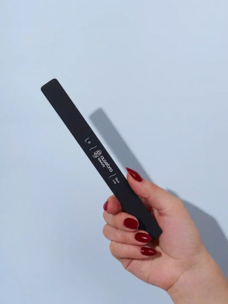ALGEBRA BEAUTY   Основа для пилки прямая алюминиевая Черная   L Plus (180х18мм) оптом