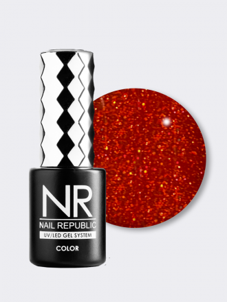 NAIL REPUBLIC   Гель-лак с шиммером   10мл   Femme Fatale   #424 оптом