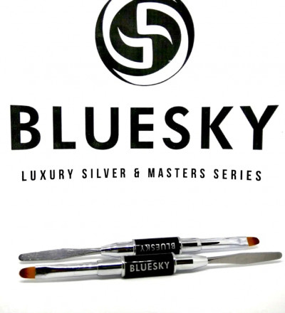 BLUESKY Кисть для полигеля со шпателем оптом