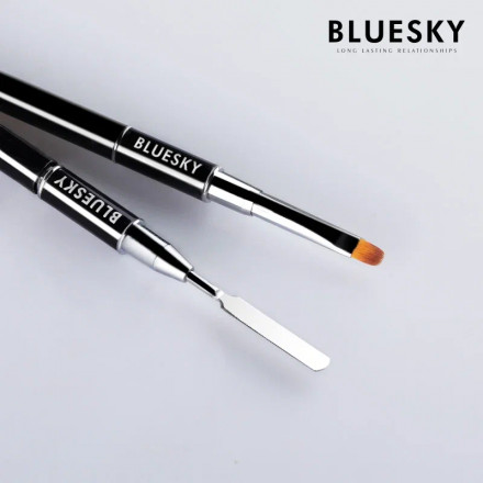 BLUESKY Кисть для полигеля со шпателем оптом