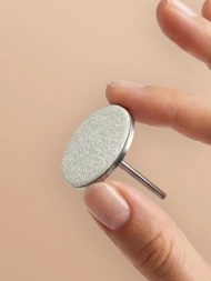 ALGEBRA BEAUTY   SOFT WHITE   Мягкие   L (25мм)   #100   (50шт)   Сменные файлы  для педикюрного диска на вспененной подложке