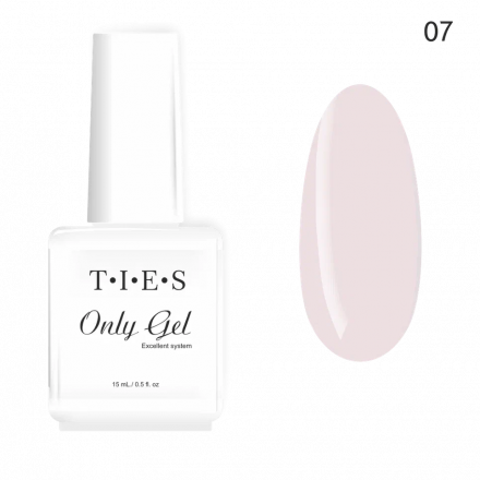 TIES   Гель для укрепления  ONLY GEL  15мл   №07 оптом