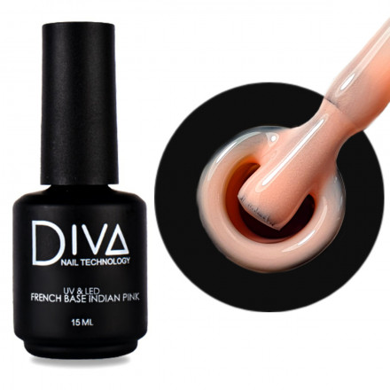 French base Light Peach, 15 мл DIVA оптом