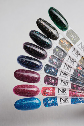 NAIL REPUBLIC   Гель-лак светоотражающий   10мл   Bright Flash   #1091 оптом