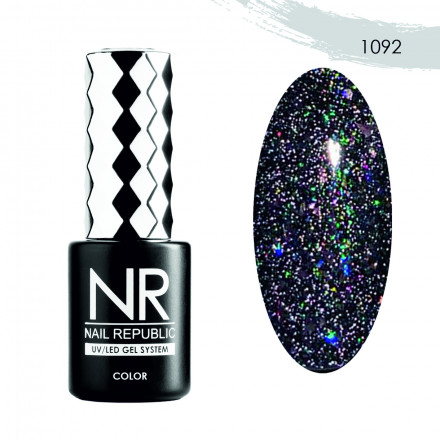 NAIL REPUBLIC   Гель-лак светоотражающий   10мл   Bright Flash   #1092 оптом